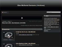 Tablet Screenshot of glenmcdoniel.podcastpeople.com