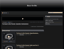 Tablet Screenshot of buzzonbiz.podcastpeople.com